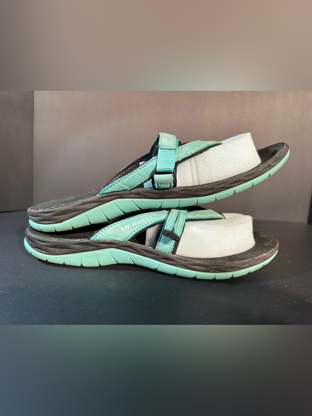 Merrell Woman's Siren Flip Q2 Athletic Sandal Flip Flop Sz 9 Turquoise QForm2 - Picture 4 of 10
